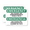 Signmission Safety Culture Sign, 10 in Width, Plastic, Rectangle, Bilingual OS-2PACK-EM-P-710-L-10337 - alternate 1